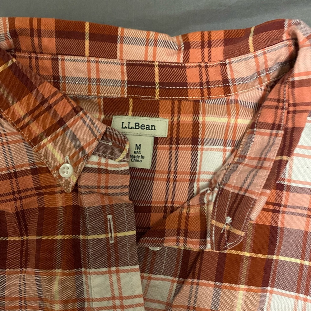 LL Bean Plaid Shirt